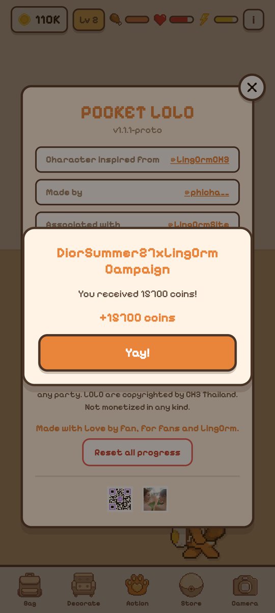 LingOrmSite's tweet photo. Everyone is so amazing! As promised. Go deep with this special code 🥰 (Make sure to update to v1.1.1 first)

DIORSUMMER27

#LingOrmDiorSummer27
#LinglingKwong #OrmKornnaphat 
#LingOrm #Dior #DiorSummer27 #PFW https://t.co/ifaXABLMfo