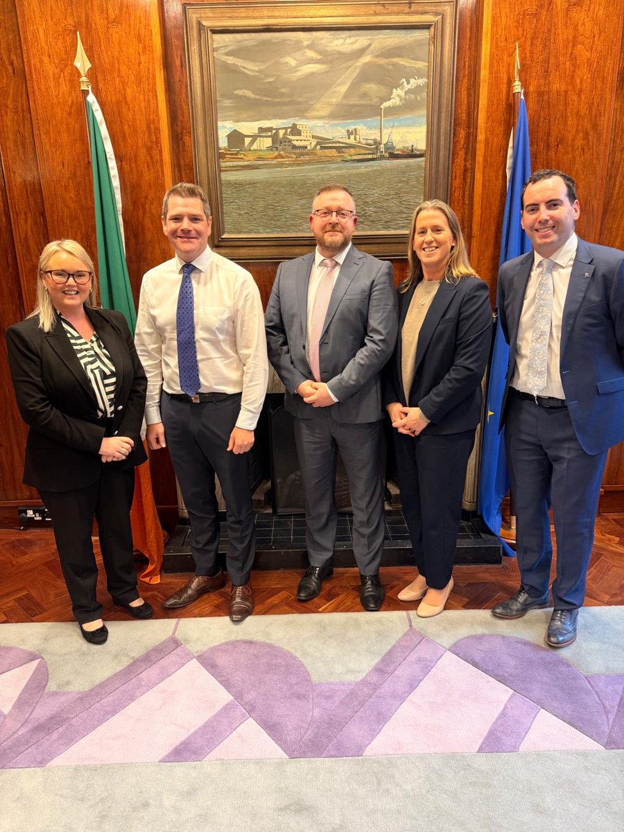 InsuranceRefIre's tweet photo. A constructive meeting with Minister @peterburkefg and Senator @LindaMurray05 yesterday where we discussed ongoing insurance challenges for business, sports and voluntary orgs, as well as various items under the Government’s Action Plan for Insurance Reform. 

#InsuranceReform https://t.co/gopM5oi5tn