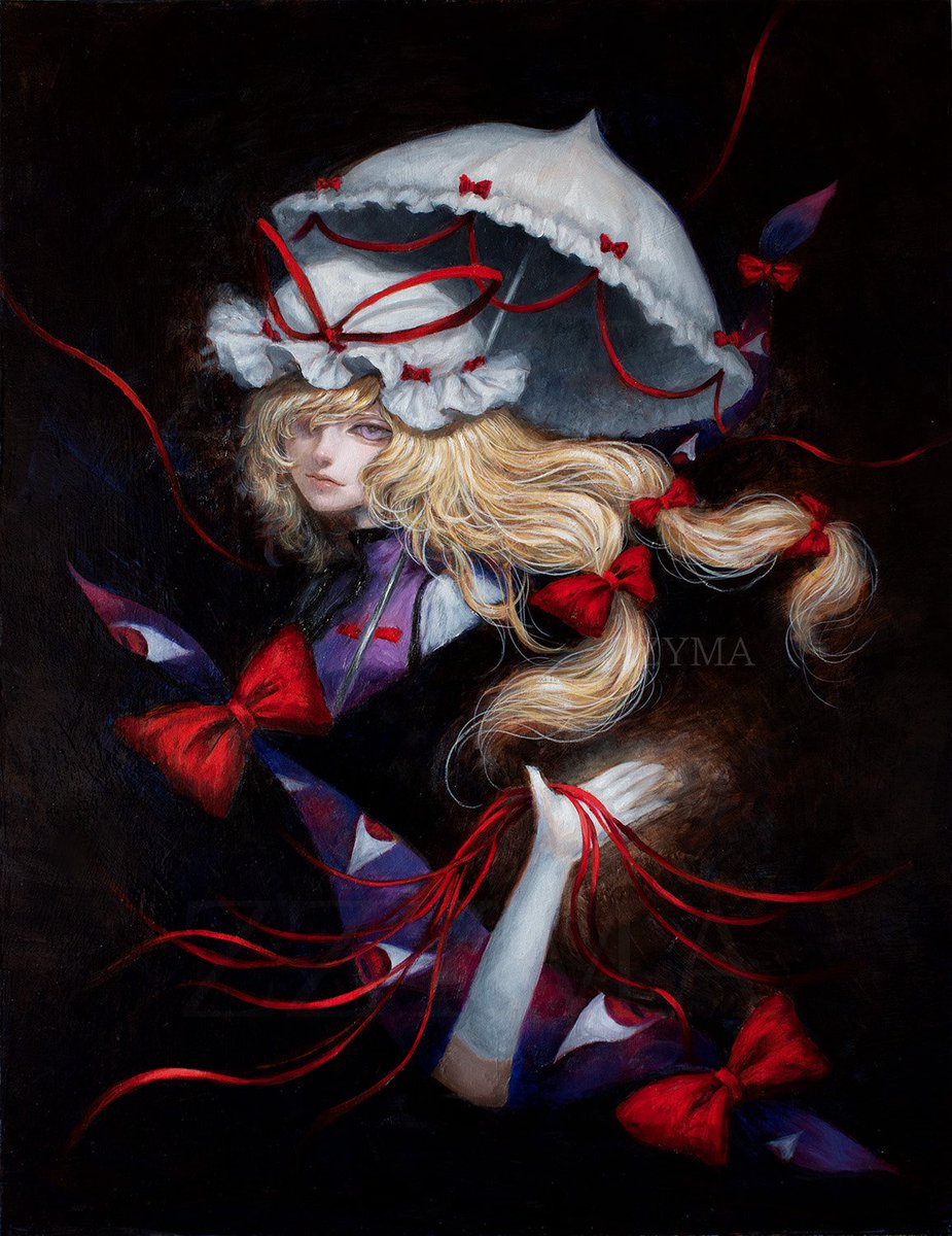 bunnythered's tweet photo. 境界の妖怪  -  八雲紫

Oil on panel
#東方Project #oilpainting #油絵 https://t.co/oHt62Q5NzQ