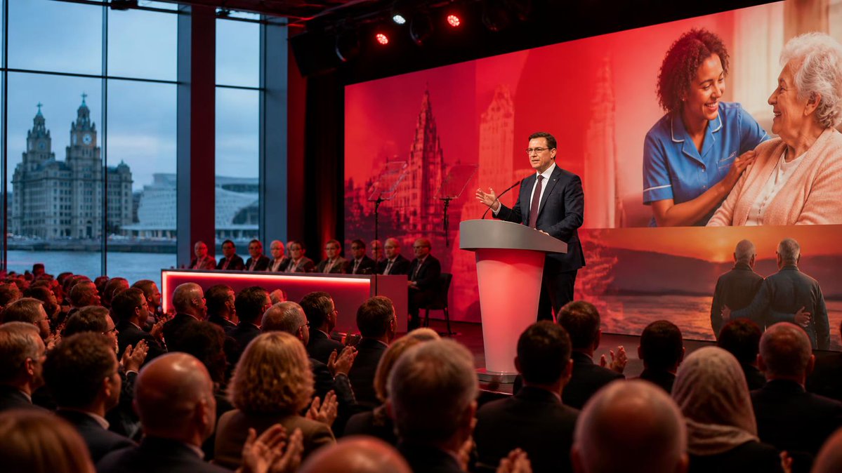 Cblessednow's tweet photo. #Labour #Burnham #AndyBurnham #LabourConference #HopeAgain #NationalCareService #TripleLock #Starmer #PMQs https://t.co/SE22e45qZD