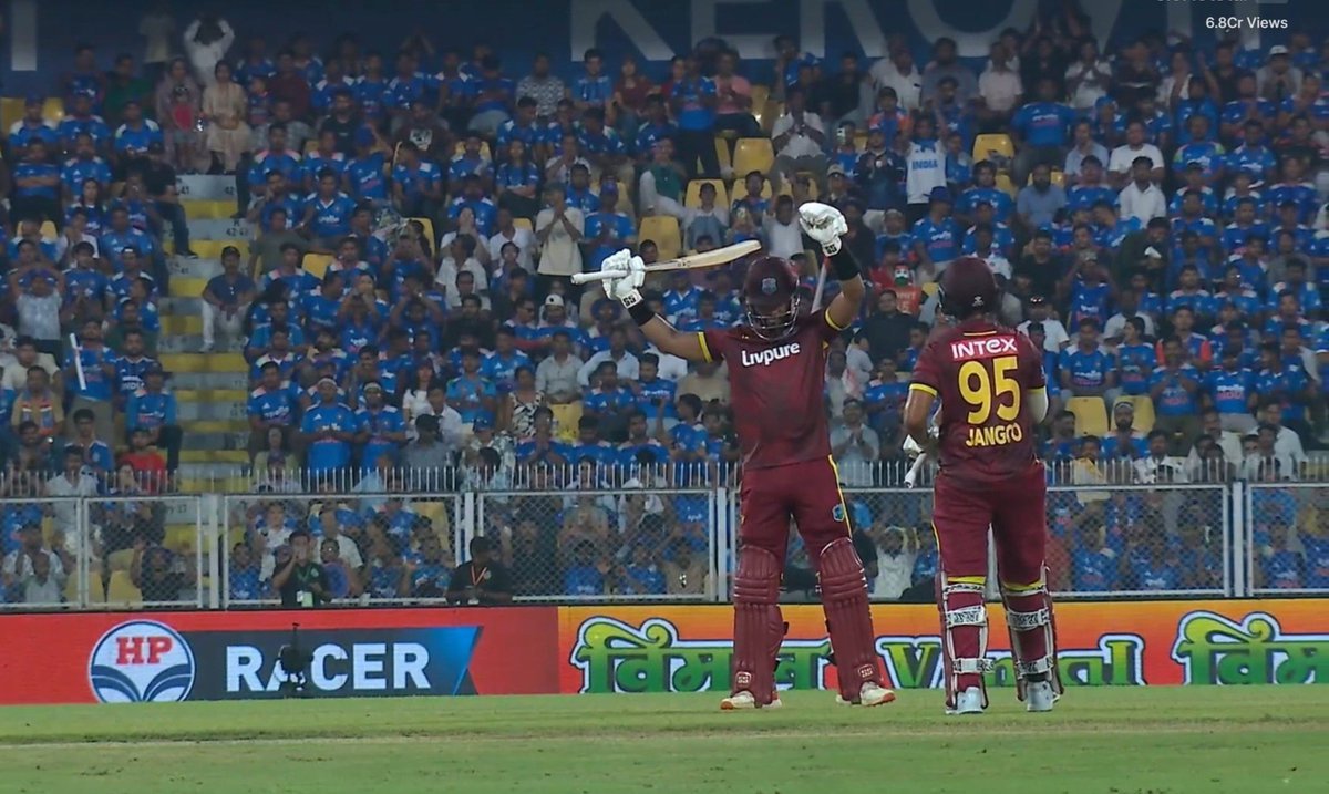 himanii_68's tweet photo. 🚨 West Indies registered their highest Ever score in ODI Cricket History. 🤯
#INDvsWI https://t.co/33PaK1aLh7