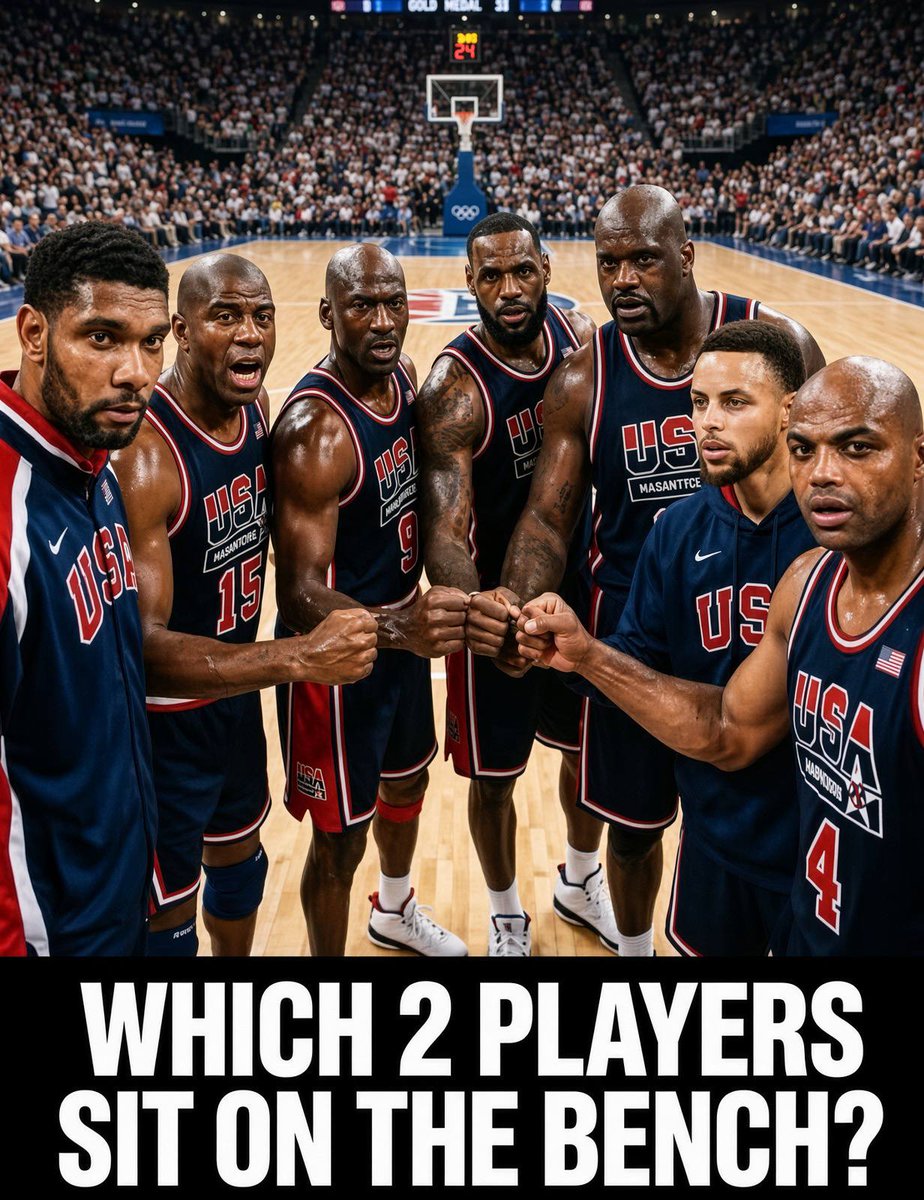 courtsidemediaa's tweet photo. Gold medal game...

Which two players sit on the bench? 👀 https://t.co/6rOpsTEhQw