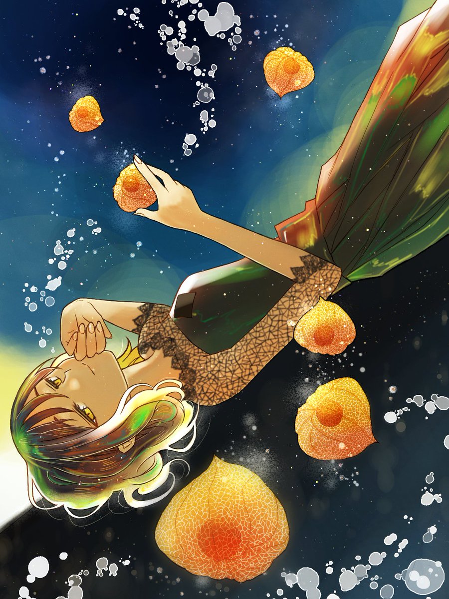 yoruno007l's tweet photo. 乙女解剖📖
女の子が可愛くて、描いてみたかった曲です✨

途中(右)まで、ほおずきがどう見ても剥いたミカンでした:( ˙꒳​˙ ):

#絵描きさんと繋がりたい 
#イラスト好きな人と繋がりたい https://t.co/K5I3AEZgch