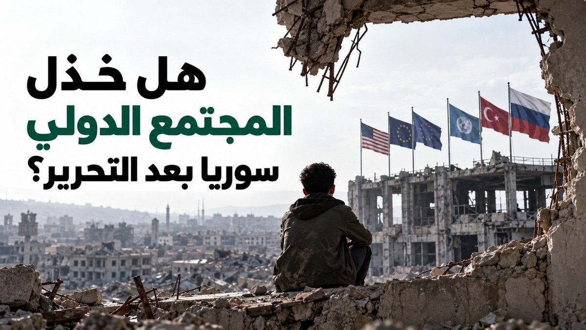 2254Ins's tweet photo. #المجتمع_الدولي لم يخذل #سوريا لأنه نسيها… بل لأنه يريد تعافيها بشروطه لا بسيادتها الكاملة.
#العقوبات والاعتراف والدعم الإنساني تحوّلت إلى أدوات مساومة تُبقي #الدولة في منطقة انتظار محسوبة.
لن تكسر #دمشق حلقة الاحتواء بالتعاطف… بل بفرض وقائع تجعل ا��تقرارها مصلحة لا منّة خارجية.