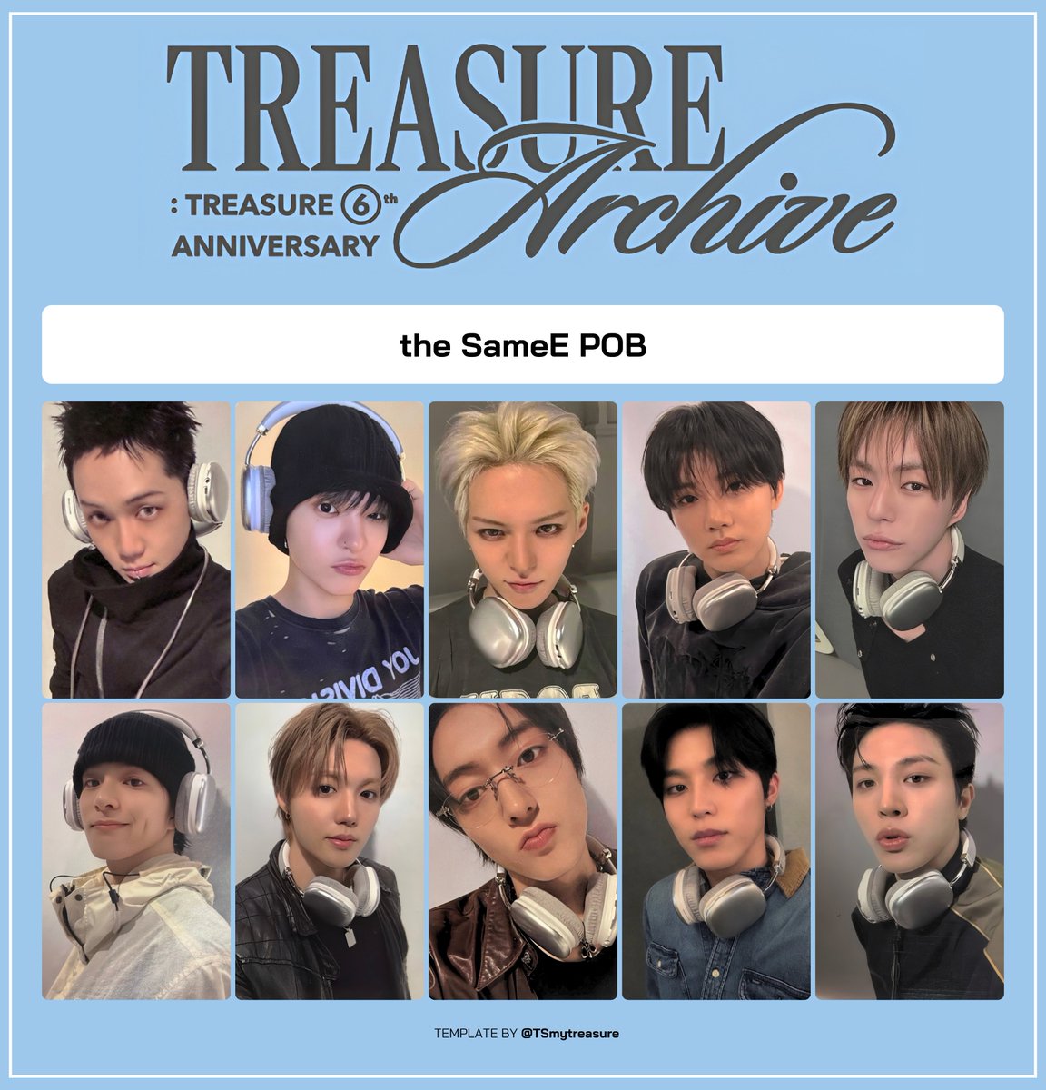 TSmytreasure's tweet photo. TREASURE ARCHIVE : TREASURE 6th ANNIVERSARY

𝜗𝜚  the SameE POB 

トレジャー  트레저 
트레저 현석 지훈 요시 준규 재혁 아사히 도영 하루토 정우 정환 포카 https://t.co/L5oqHukk4D