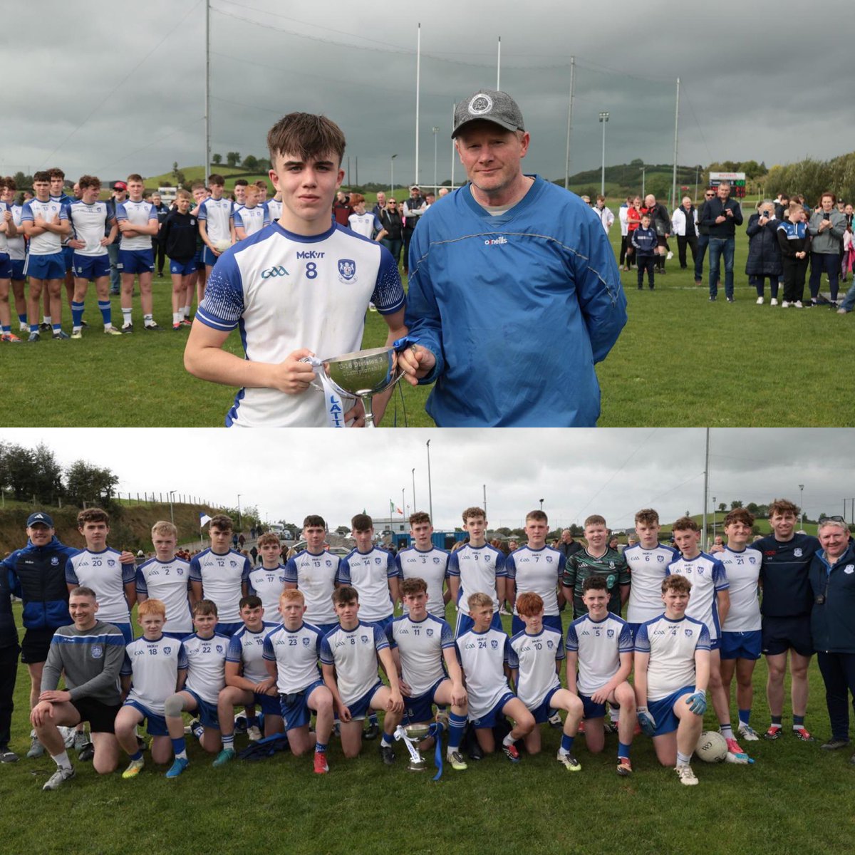 monaghangaa's tweet photo. 🏆 𝐅𝐢𝐧𝐚𝐥 𝐰𝐨𝐧. 𝐓𝐢𝐭𝐥𝐞 𝐬𝐞𝐜𝐮𝐫𝐞𝐝. 𝐂𝐨𝐧𝐠𝐫𝐚𝐭𝐮𝐥𝐚𝐭𝐢𝐨𝐧𝐬 𝐭𝐨 @LattonGAA 𝐨𝐮𝐫 #boguefoodhall 𝐔𝐧𝐝𝐞𝐫-𝟏𝟔 𝐃𝐢𝐯𝐢𝐬𝐢𝐨𝐧 𝟑 𝐂𝐡𝐚𝐦𝐩𝐢𝐨𝐧𝐬! 🏆

𝐂𝐨𝐦𝐡𝐠𝐡𝐚𝐢𝐫𝐝𝐞𝐚𝐬 𝐦𝐨́𝐫 𝐭𝐨 𝐋𝐚𝐭𝐭𝐨𝐧 𝐔𝟏𝟔 𝐭𝐞𝐚𝐦 𝐚𝐧𝐝 𝐦𝐚𝐧𝐚𝐠𝐞𝐦𝐞𝐧𝐭 𝐨𝐧 𝐚 𝐟𝐚𝐧𝐭𝐚𝐬𝐭𝐢𝐜 𝐚𝐜𝐡𝐢𝐞𝐯𝐞𝐦𝐞𝐧𝐭. 👏

𝐇𝐚𝐫𝐝 𝐥𝐮𝐜𝐤 𝐭𝐨 𝐒𝐭. 𝐏𝐚𝐭𝐫𝐢𝐜𝐤’𝐬 ( @PearseBrothers & @DrumhowanGAA ) 𝐨𝐧 𝐭𝐡𝐢𝐬 𝐨𝐜𝐜𝐚𝐬𝐢𝐨𝐧.

𝐀 𝐡𝐮𝐠𝐞 𝐭𝐡𝐚𝐧𝐤 𝐲𝐨𝐮 𝐭𝐨 @DoohamletGFC 𝐟𝐨𝐫 𝐬𝐮𝐩𝐞𝐫𝐛𝐥𝐲 𝐡𝐨𝐬𝐭𝐢𝐧𝐠 𝐭𝐡𝐞 𝐟𝐢𝐧𝐚𝐥, 𝐭𝐨 𝐜𝐨𝐦𝐩𝐞𝐭𝐢𝐭𝐢𝐨𝐧 𝐬𝐩𝐨𝐧𝐬𝐨𝐫 𝐁𝐨𝐠𝐮𝐞 𝐅𝐨𝐨𝐝𝐇𝐚𝐥𝐥 ,𝐭𝐨 𝐫𝐞𝐟𝐞𝐫𝐞𝐞 𝐌𝐚𝐫𝐭𝐢𝐧  𝐚𝐧𝐝 𝐡𝐢𝐬 𝐨𝐟𝐟𝐢𝐜𝐢𝐚𝐥𝐬 𝐚𝐧𝐝 𝐭𝐨 𝐂𝐨𝐢𝐬𝐭𝐞 𝐧𝐚 𝐧𝐎́𝐠 𝐂𝐨𝐦𝐦𝐢𝐭𝐭𝐞𝐞 𝐦𝐞𝐦𝐛𝐞𝐫 𝐁𝐞𝐧𝐧𝐲 𝐰𝐡𝐨 𝐦𝐚𝐝𝐞 𝐭𝐡𝐞 𝐩𝐫𝐞𝐬𝐞𝐧𝐭𝐚𝐭𝐢𝐨𝐧. 🏆

📸𝐓𝐡𝐫𝐨𝐮𝐠𝐡 𝐓𝐡𝐞 𝐋𝐞𝐧𝐬 𝐓𝐡𝐚𝐧𝐤𝐬 𝐓𝐨 @TiernanFintan