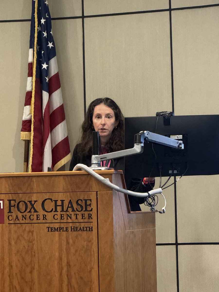 SanjaySReddy's tweet photo. Fox Chase's own @stephaniehgreco, a national leader in #CRS and #HIPEC, takes the stage on referral practices: who to refer, why, and when. Proud to have her on our team 💙
@FoxChaseCancer @TempleHealth @acpmpresearch @SocSurgOnc https://t.co/ubJw1eZM4W