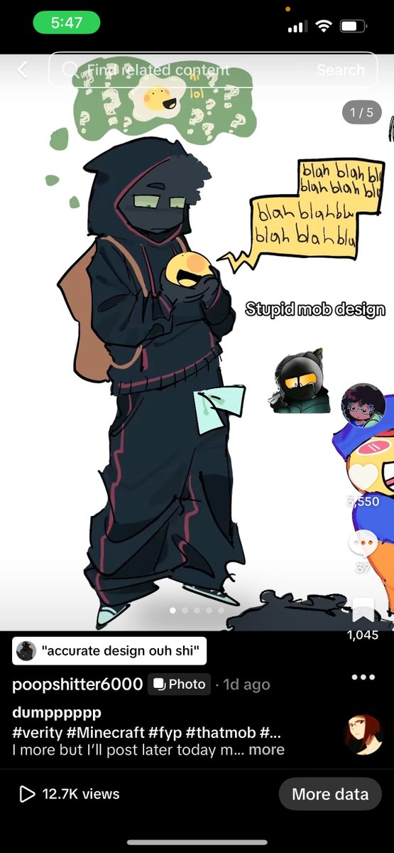 poopshitter6000's tweet photo. redrew my old art back from july that mob said was an accurate design LOL #verity #thatmob https://t.co/wBn4CBxaAc