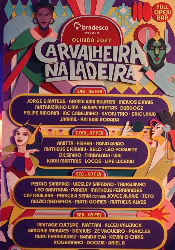 AnittaPress's tweet photo. Anitta não irá ao GRAMMYs, pois foi confirmada como headliner no Carvalheira na Ladeira.

Apesar de ainda não ter saído as indicações, o álbum “EQUILIBRIVM” está indicado a AOTY do Latin GRAMMY, sendo um dos concorrentes mais fortes da temporada. https://t.co/V3JXYvRMFr