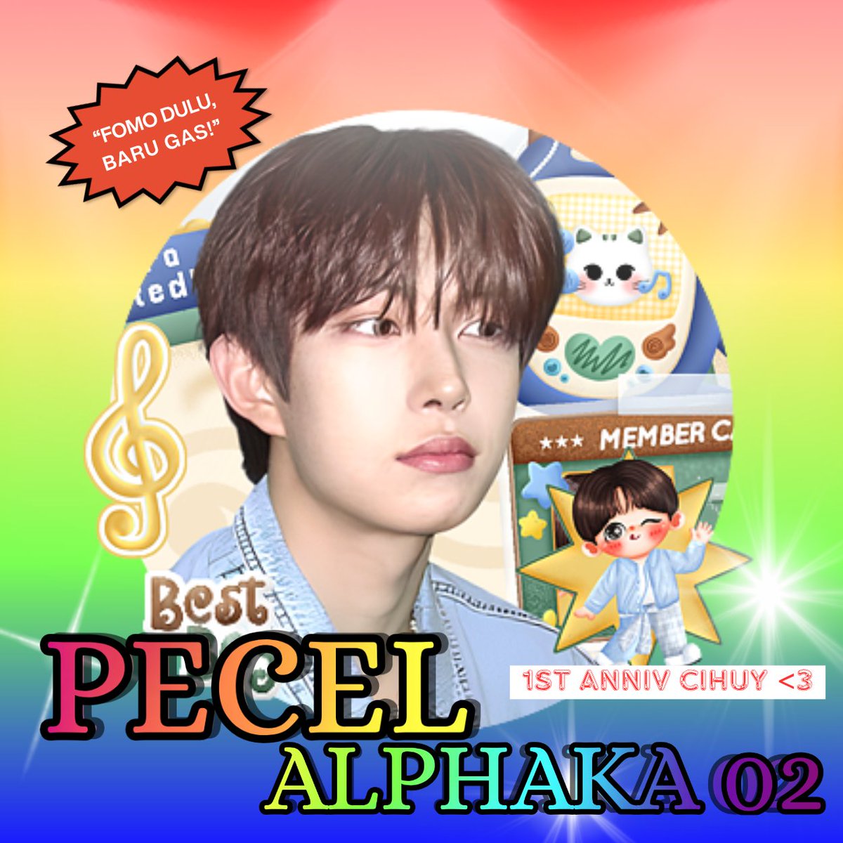 gonujaksel's tweet photo. ava chibi imut gue bertarung dengan template twibbon pelangi jamet inih…. selamat setahun yh sobat 02 bkn 02 yg onoh, inih 02L visual line

DRIVE TO THE TOP ALPHAKA PALING TOP

#AlphaDriveOne #Allyz #Alphaka02 #ALPHAKA1STANNIV #KEEPSHINNINGALPHAKA #ALPHAKA02JAYA #TEMANTKLEOARNO https://t.co/2lCcmDWcAv