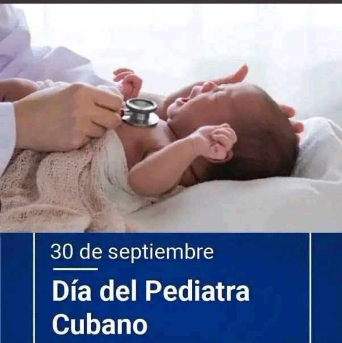 Calidad_Dpto's tweet photo. 🩺👶 Ser pediatra es tener el corazón lleno de paciencia y la mente llena de ciencia.
¡Feliz Día a todos los pediatras! Gracias por cuidar de los que más queremos. 💙 #LaHabanaEsSalud

 #DíaDelPediatra #Pediatría #SaludInfantil #GraciasPediatras
· https://t.co/1Y0q9U9t1D