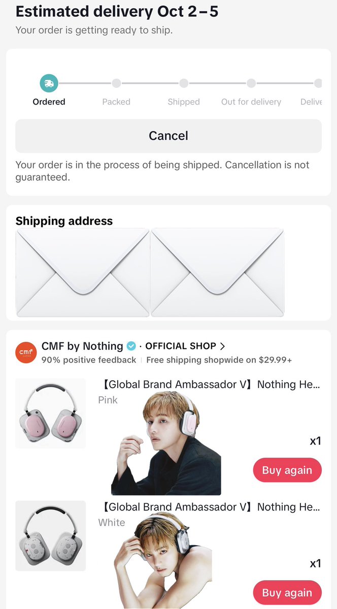 THV_Hawaii's tweet photo. When it’s hard to choose which color to buy, you get 1 of each… 😉

Now, contemplating on which earbuds to pick! 🤔

#THV GIRLS SHOP

NOTHING GLOBAL AMBASSADOR V
TAEHYUNG FOR NOTHING
#TAEHYUNGxNOTHING
#VxNOTHING https://t.co/o9zso7alOA