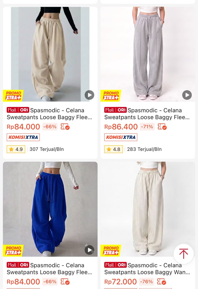 nirwana19866's tweet photo. CELANA WAJIB PUNYA BUAT YANG SUKA TAMPIL SANTAI TAPI TETAP STYLISH ‼️

Mulai 70 ribuan aja kamu udah dapetin celana loose &amp; baggy sekeren ini 🔥

Yukkk langsung sikat sebelum kehabisan ! 👀 https://t.co/tBsUkVsxhf