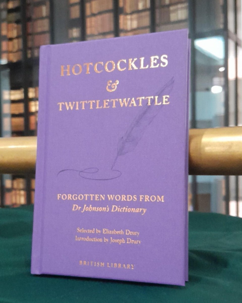 BL_Publishing's tweet photo. Elizabeth Drury has combed through Samuel Johnson's A Dictionary of the English Language to compile a new dictionary of forgotten, curious, hilarious and – occasionally – quite useful words.

Hotcockles and Twittletwattle is available now online and in-store.

#samueljohnson https://t.co/nWZGFvgrq9