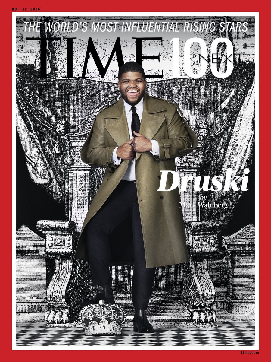 druski's tweet photo. FRONT COVER OF @TIME MAGAZINE👑 https://t.co/w7rZPW0zP2