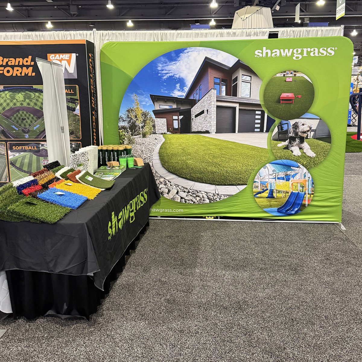 _Shawgrass's tweet photo. Day 2️⃣ at the @NRPA_news 2026 Annual Conference. We are booth #1722 so come talk to our product experts. 

#NRPAConference2026 #ParksandRec #Playgrounds https://t.co/ZEUIOD2lKF