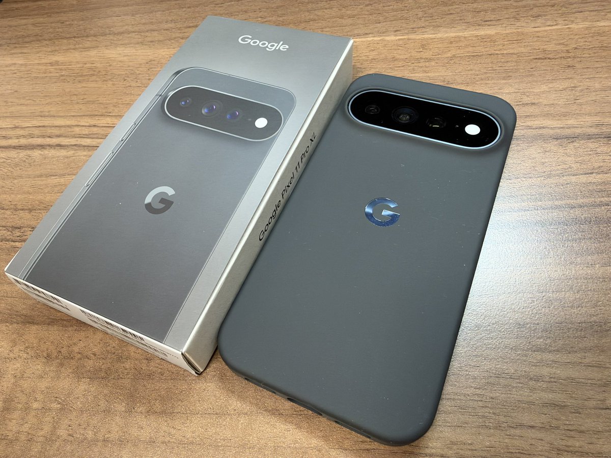 hiro_ao's tweet photo. Pixel 11 Pro XL
→Pixel 11 Pro Fold
→Pixel 11 Pro XL 再購入
私には折りたたみよりこっちの方が合っていた。 https://t.co/LKeWBfJyQ6