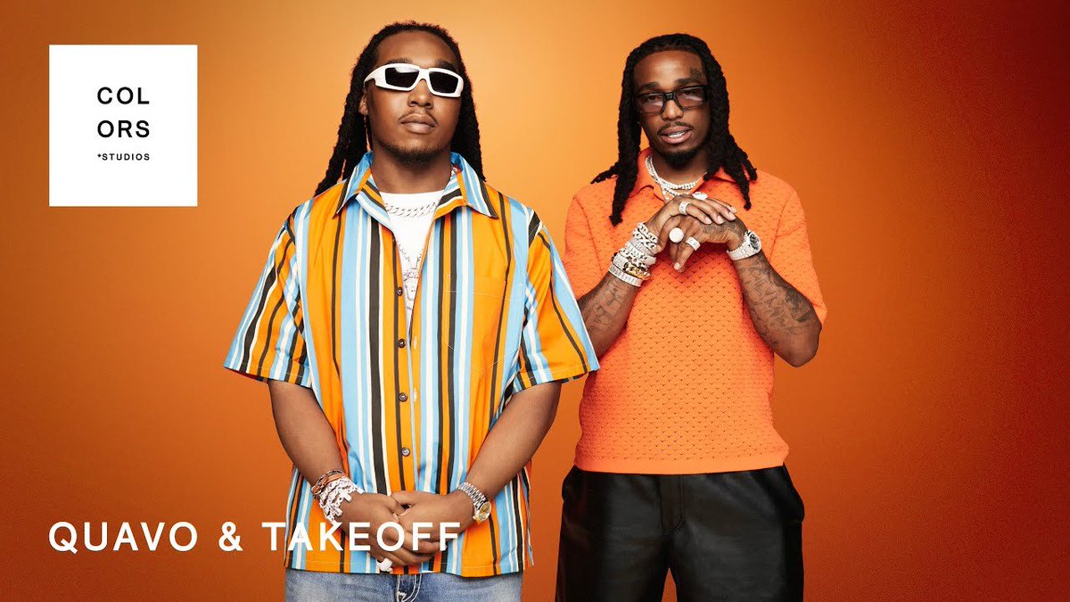 RapMais's tweet photo. 🚨 “HOTEL LOBBY”, DE QUAVO E TAKEOFF, EXPLODE NOVAMENTE NOS STREAMS APÓS TREND VIRAL COM IA

A apresentação da dupla no COLORS viralizou nas redes com vídeos que substituem Quavo e Takeoff através da IA.  No Spotify, a versão do COLORS saltou de cerca de 68 mil para quase 480 mil streams diários em apenas uma semana.