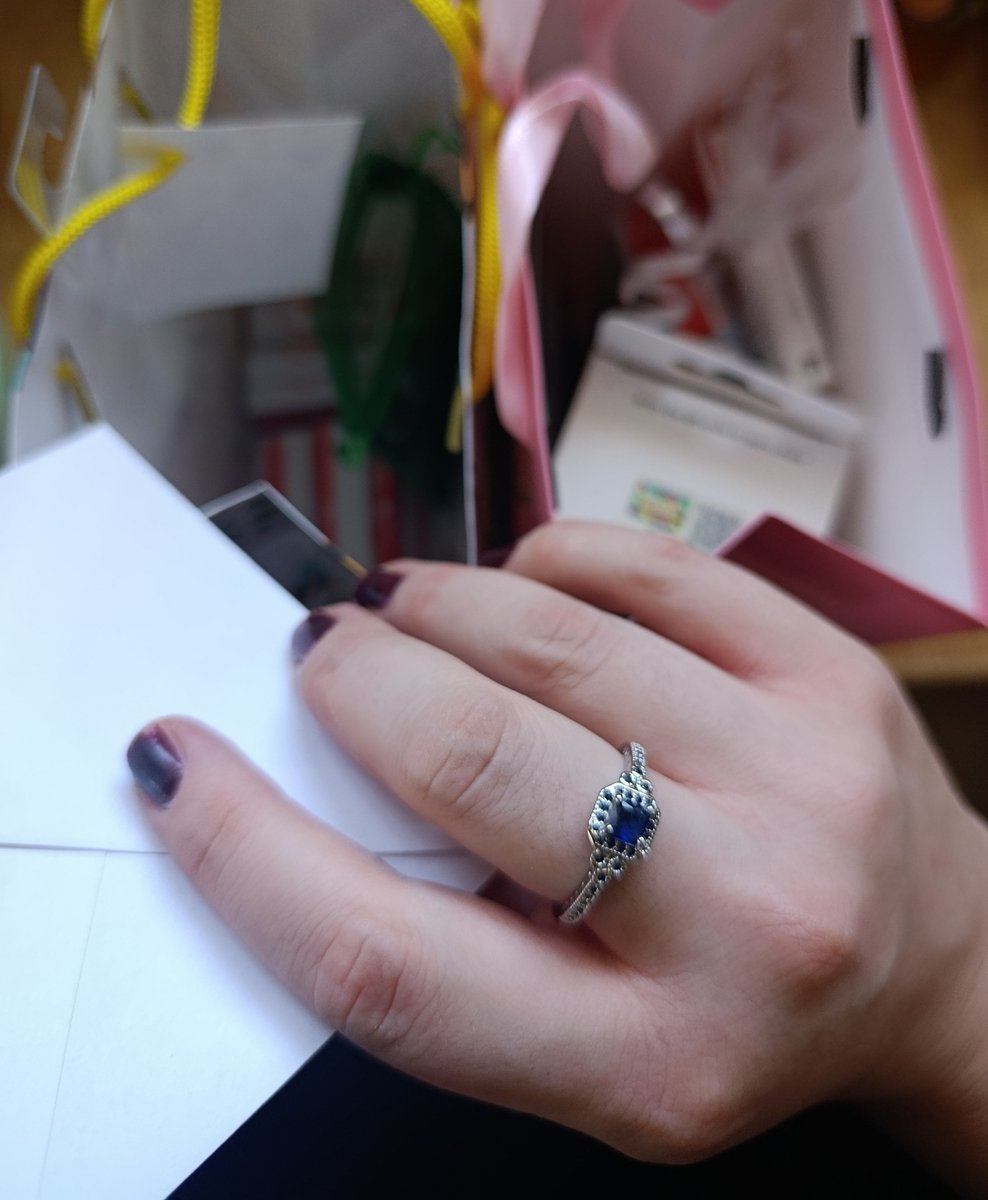 princeznavik's tweet photo. My birthday may be over, but the gifts clearly haven’t gotten the memo. 
And I’m certainly not complaining. A new ring, an envelope and a couple of beautiful bags waiting for me. 

• findom femdom bday goddess paypig cashpig humanatm finanční otrok • https://t.co/qYGmw3bP99