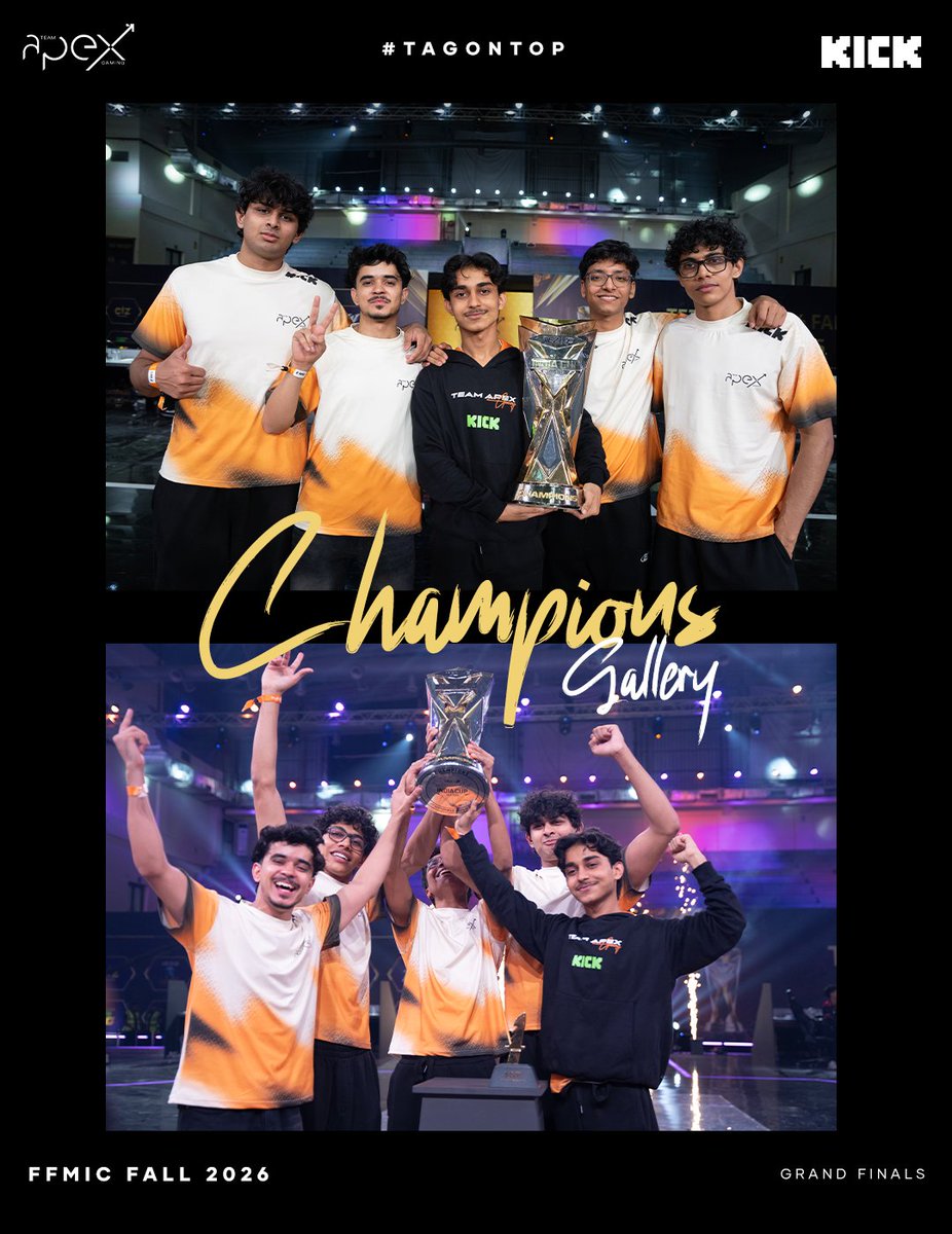 Team_ApexGaming's tweet photo. GLORY IN FRAMES!🏆🖤

#TAGonTOP https://t.co/cB00LE6Rlg