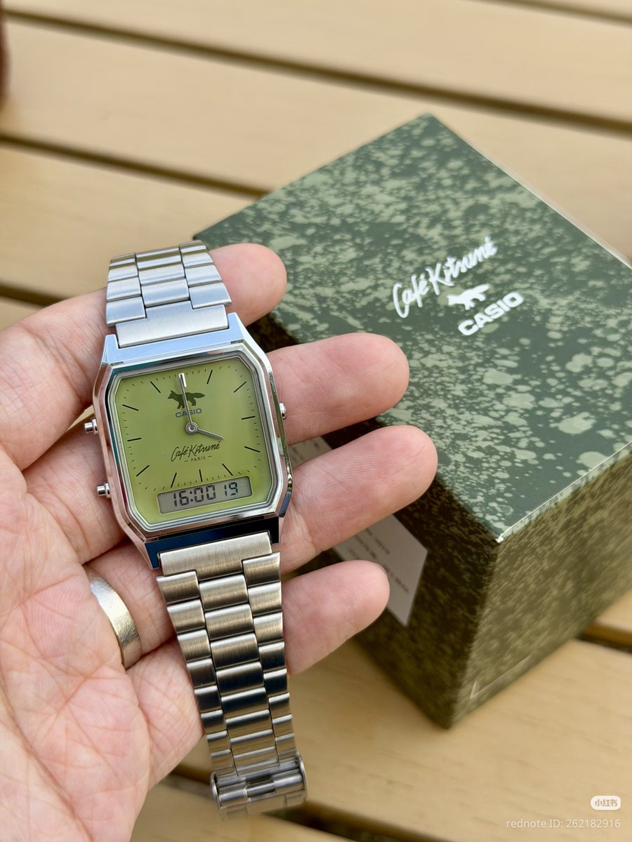 kaoriwi's tweet photo. BARU TAU CASIO ADA YANG MATCHA GINI 💚🍵 https://t.co/5uBdCwr5dZ