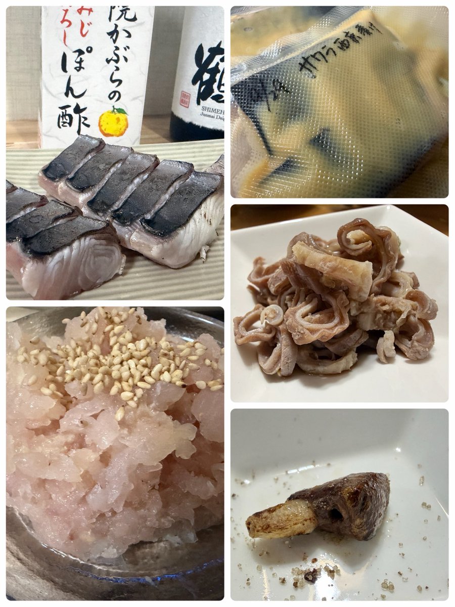 tsuritter1972's tweet photo. ①9/19(土) SW初日
 寒川港の守山丸
 サワラ76cm ×1

②9/24(土) サンスポ釣り教室
 寒川港の守山丸
 サワラ 83cm x1

③9/25(日)
 長浦港のこなや丸
 サワラ バラシ

釣ったサワラは
炙り、塩焼き、西京焼き…
カマ、胃袋、心臓、中落ち
美味しくいただきました。

サワラ旨っ😋 https://t.co/GZhv4juLT9