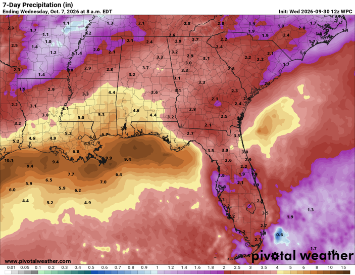 AlabamaEMA's tweet photo. AEMA Meteorologist Jim Stefkovich says a very wet stretch of weather is ahead for Alabama - all the info you need to plan your weekend is in the link below! https://t.co/loxwHXbZE8