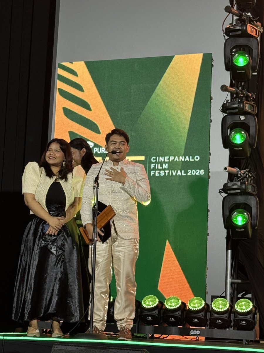 Puregold_PH's tweet photo. “Game na!” by Kier Mosquito, Edlyn Icao, John Dave Brion bagged the Panalong Awitin Award for Student Shorts Category! 

#PuregoldCinePanalo2026 #PanaloSaHusay #AlwaysPanalo https://t.co/0SPLPfu1jw