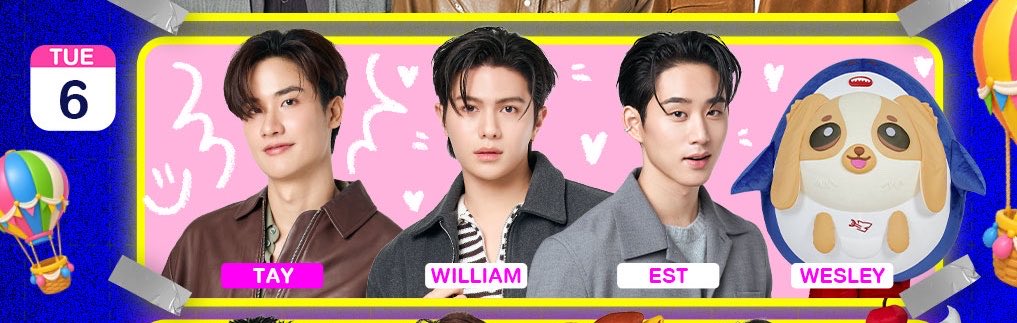 KIDMYBAM's tweet photo. 🗓️ตารางงาน วิลเลี่ยมเอสวันที่ 2-6 ตุลาคม พี่พูดเลยต้องมีคนเดรส แน่ ๆ สักคน 

2 ต.ค. : William–Est Press Tour + ไซน์ + รวมพล
11:30 - ELLE Men | Interview
13:45 - วันบันเทิง | Live
14:45 -  Nine Entertain | Interview
15:45 - Praew Magazine | Live
18:00 - GMMTV Live 
18:45 - Talk About “You Maniac” Novel
20:00 - Fan Sign
21:30 - รวมพล

3 ต.ค. พูดคุย(ลุ้นเล่นกิจกรรม) + ซีรีส์  
17:00 - กิจกรรมพิเศษ You Maniac: Blind Date @ Union Mall ชั้น 4
20:30 - You Maniac Series EP6 @ GMM25

4 ต.ค. : กดบัตร William Est REIGN TOGETHER CONCERT 
10:00 - เปิดขายบัตรคอนเสิร์ตออนไลน์ทุกที่นั่งทางเว็บ ThaiTicket 

6 ต.ค. : GMMTV Live House On Stage
21:00 : GMMTV Live House: Happy Family WilliamEst & Wesley @ Union Mall Hall2 

#YouManiacSeries
#WilliamEstConcert
#WilliamEst