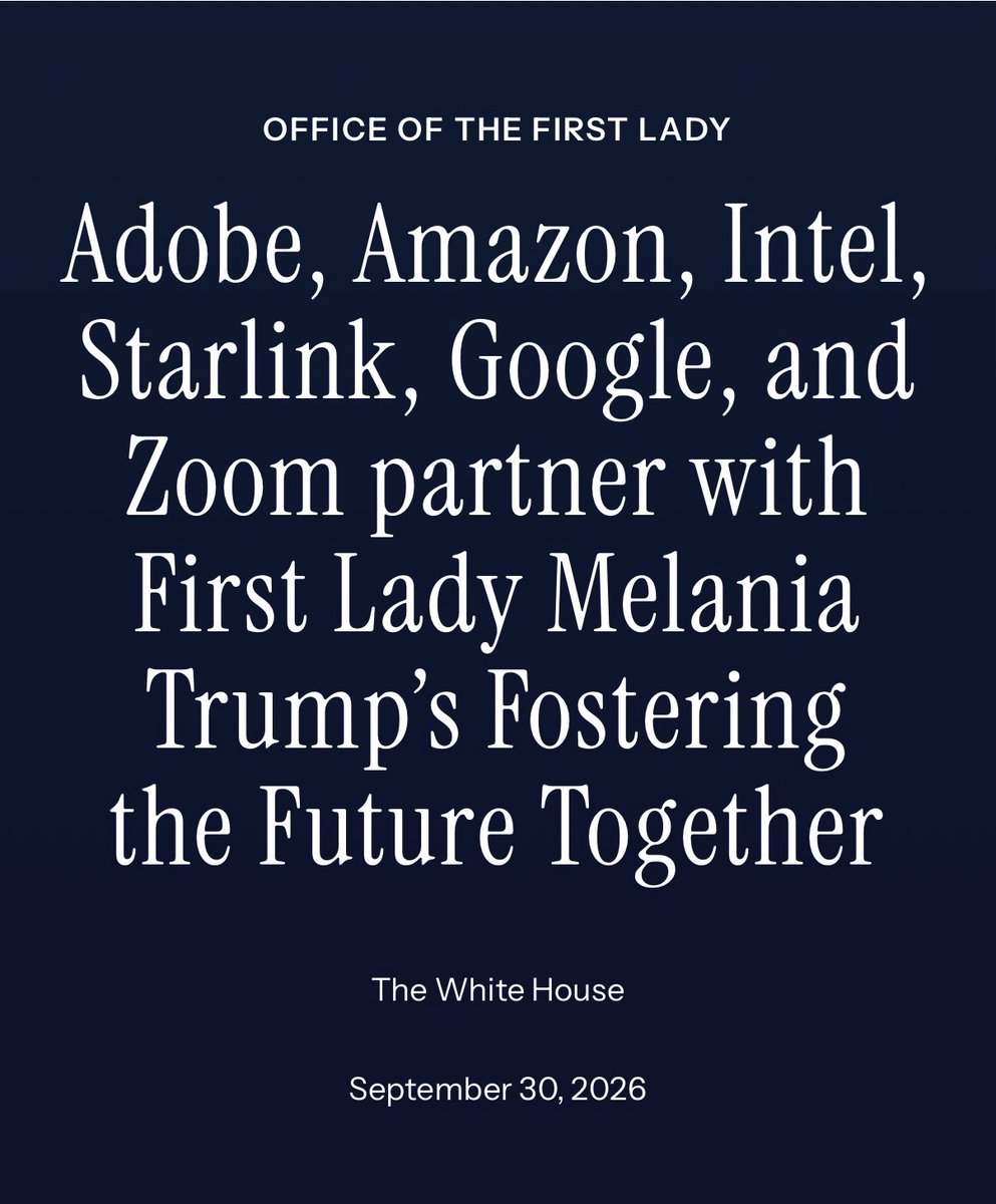 MELANIATRUMP's tweet photo. https://t.co/82wIl9f1tR https://t.co/Q7jfpSgD8b