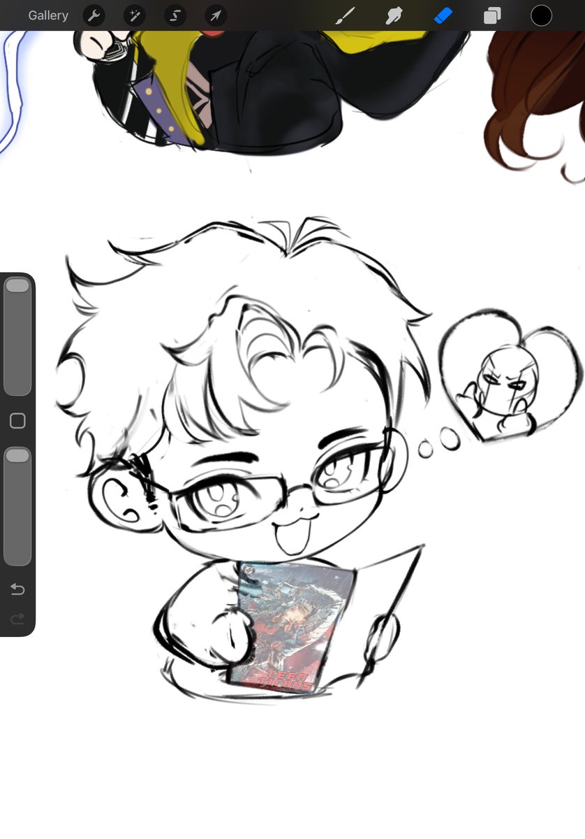 jaywalkertodd's tweet photo. drawing prime is making me mad he's ragebaiting me he's ragebaiting me. im gonna make him bald again!!!!! IM MAKING HIM BALD! https://t.co/9OmrDMy0xK