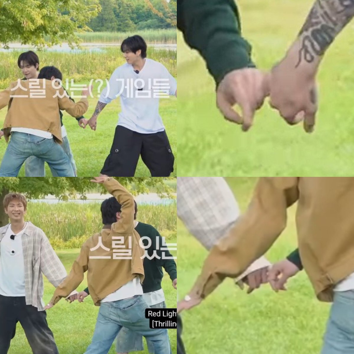 kookyun's tweet photo. Yoongi with his pinky finger  intertwined with both Jungkook and Namjoon . I am going to cry https://t.co/ADKuJXPQrP