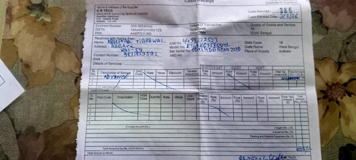 abhinaukt's tweet photo. @SamsungIndia Never buy SAMSUNG refrigerators

Hv been facing Problems in fridge for a long time.

Every time a Service agent visits.. There is a service charge (n every time they cant solve d problem)..They change parts randomly (n charge for it) which is nt required @Samsung https://t.co/zoWWFWAsgb