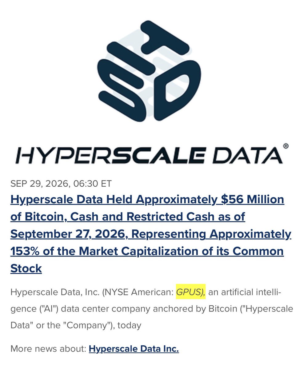 ToddAultIII's tweet photo. Today is the last day of the quarter and the last day I can buy in the open market before the blackout period begins for $GPUS Oct 1st we begin the 4th quarter. is not an offer to buy or sell securities. https://t.co/VV9UJVhWUB
