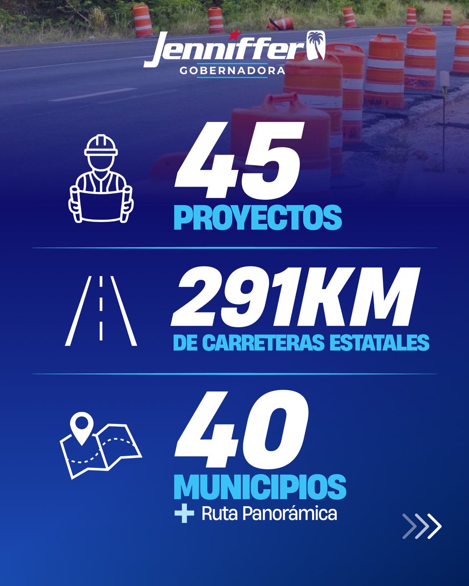 pnp_pr's tweet photo. #DichoYHecho ✅: Prometimos atender nuestras carreteras y estamos cumpliendo.

Bajo el liderato de nuestra presidenta y gobernadora, Jenniffer González Colón, se logró la aprobación de $114.4 millones para continuar la rehabilitación de la red vial de Puerto Rico.

El compromiso que asumimos con Puerto Rico se está convirtiendo en obra, resultados y acción.

Dijimos que lo íbamos a hacer. Lo estamos haciendo. 👷‍♂️🚧