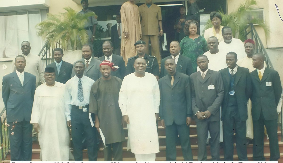 KelOnovo's tweet photo. Chimaroke is the godfather of politics in Enugu State.

Who can you remember? https://t.co/e05uZM8naS