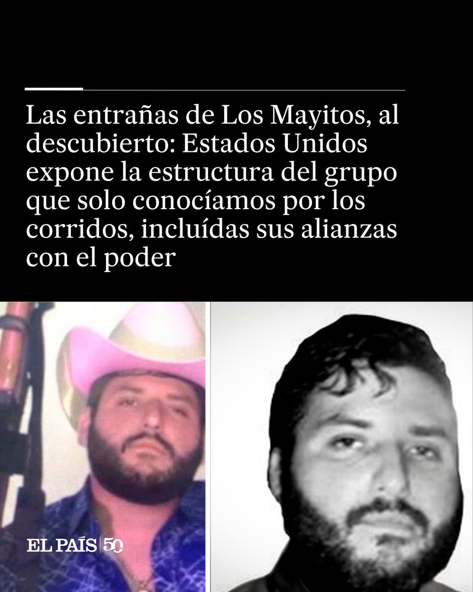 elpaismexico's tweet photo. Hasta ahora, Los Mayitos apenas habían ocupado a las autoridades estadounidenses, centradas en Los Chapitos, heredera de la facción que comandó Joaquín Chapo Guzmán, y que han liderado sus hijos
https://t.co/yc5LkyUOik https://t.co/vEVaa4HkmA