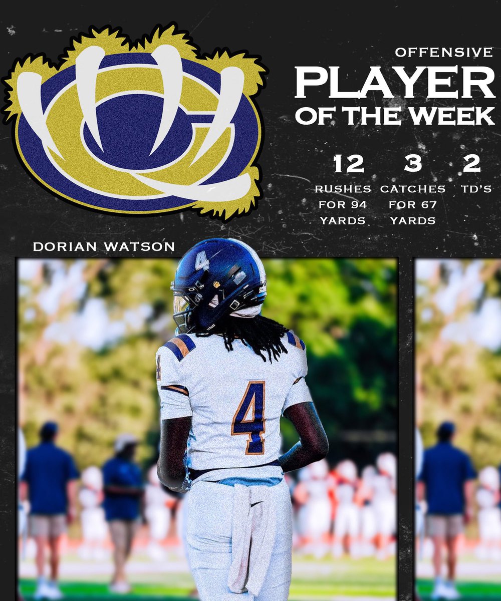WC_Football26's tweet photo. Week 5 Players of the Week! https://t.co/NGdva7SGHe