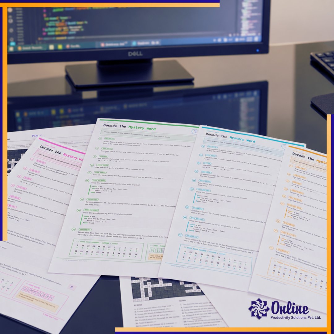 opspl's tweet photo. Our #ProgrammersDay activity put our #ProblemSolving skills to the test, with a few twists, plenty of fun, & a friendly competition along the way!
Here’s a peek at the challenges that kept us thinking, laughing, & competing!
.
.
#TechLife #OfficeFun #TeamActivity #OPSPLGoa #OPSPL https://t.co/mPFYMmV1U4