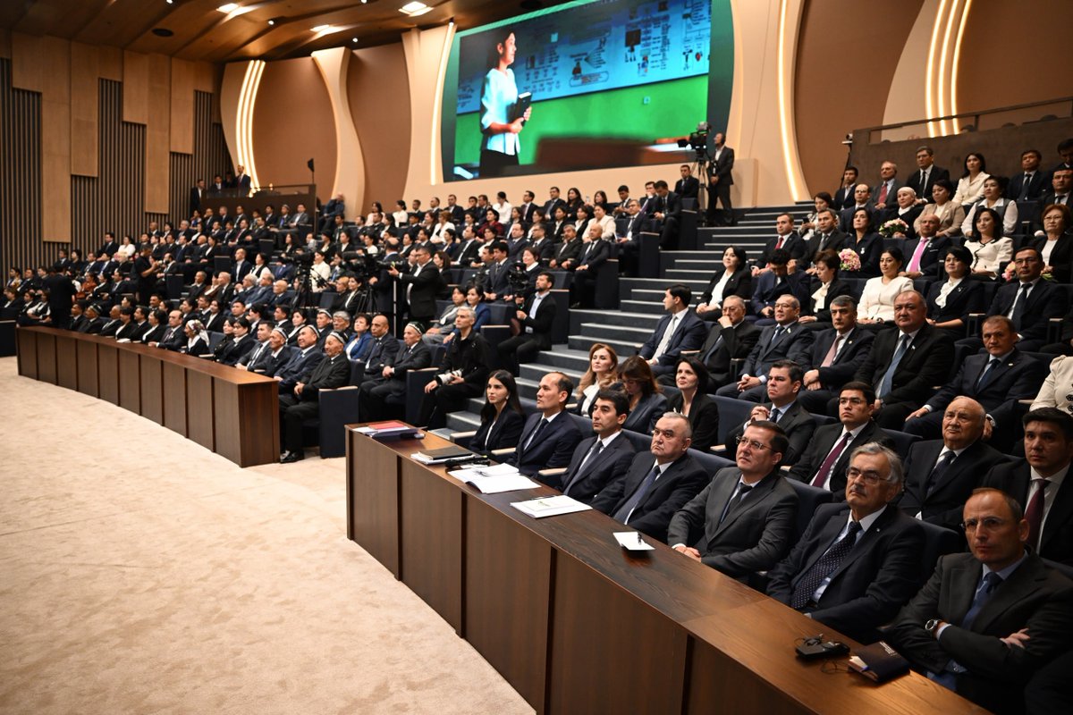president_uz's tweet photo. Today, President Shavkat #Mirziyoyev met with the teachers and mentors of the country and congratulated them on their professional holiday.

In his address, the President outlined new initiatives to improve education quality, support teachers, and further develop preschool, school, vocational, and higher education.