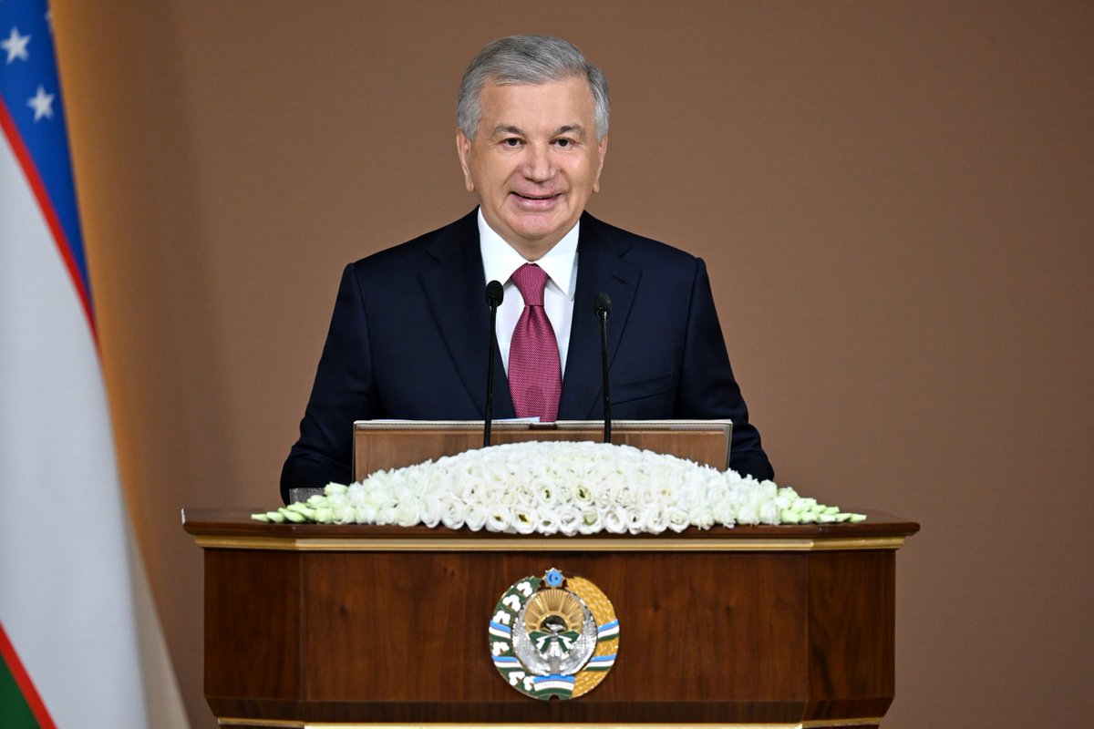 president_uz's tweet photo. Today, President Shavkat #Mirziyoyev met with the teachers and mentors of the country and congratulated them on their professional holiday.

In his address, the President outlined new initiatives to improve education quality, support teachers, and further develop preschool, school, vocational, and higher education.