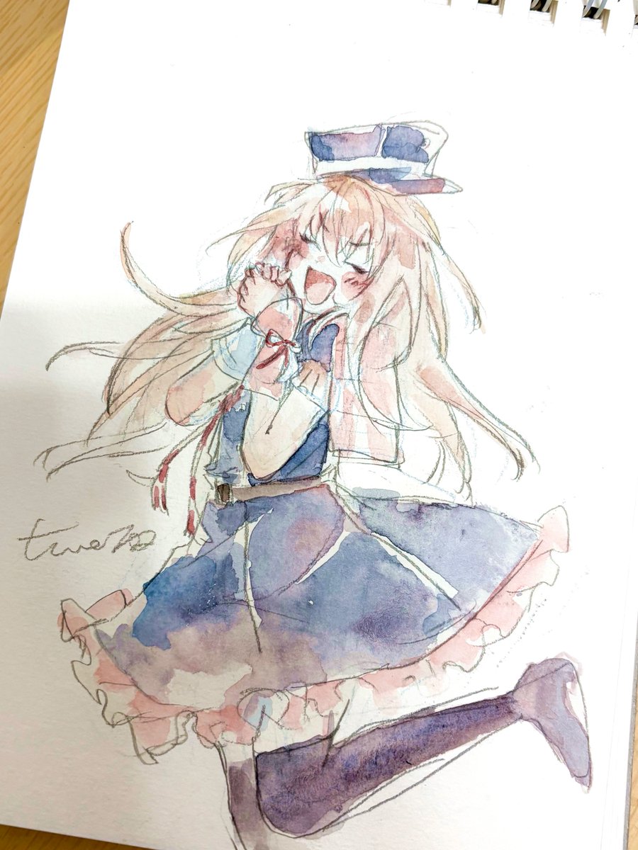753_cts_02's tweet photo. はず乱ちゃん来てくれた〜！
めちゃ可愛いモーションでスクショ撮れたから描いた❣️ https://t.co/p813IQ36Ra