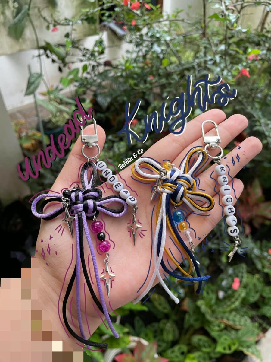 ReiRinandCo's tweet photo. ⭐️INTEREST CHECK⭐️

Halooo!! Kami berencana untuk open Pre-Order Ensemble Stars Lucky Knot Keychain nih 🤩✨

Contoh seperti di foto yaa, untuk unit UNDEAD nanti tali ungunya akan lebih gelap.

Jika ada request unit selain di foto boleh komen yaa~
#warungenstars https://t.co/eiwsQdWxTA