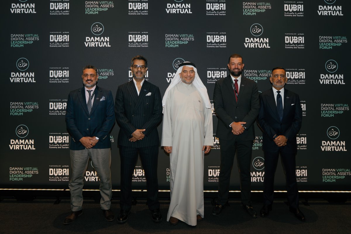 DamanVirtual's tweet photo. Yesterday marked the launch of Daman Virtual, held under the patronage of Mr. Shehab Gargash, Founder and Chairman of Daman Investments and Daman Securities. We are grateful to Mr. Ahmed Khizer Khan, CEO of Daman Investments & Chairman of the Board Daman Virtual and Mr. Ahmed Waheed, CEO of Daman Securities & Board Member Daman Virtual for their continued leadership and support.

Hosted in partnership with the Dubai Department of Economy and Tourism (DET), our launch and inaugural Digital Assets Leadership Forum brought together leading voices from government, regulatory bodies, investment and financial services at Waldorf Astoria DIFC.

Across two panels, the conversation moved from Dubai's ambitions for its capital markets and the regulatory environment supporting their evolution, to the practical realities of tokenization, institutional adoption and the infrastructure needed to build markets at scale.

Our sincere thanks to Mr. Abdulla AlGaoud, Dr. Marwan Al Zarouni, Dr. Ayesha Bin Lootah, Ms. Bouchra Darwazah, Mr. Mark Ng and Ms. Miriam Kiwan for bringing their expertise and perspectives to the discussion, and to Mr. Justin Harper for expertly moderating both panels.

Thank you to our partners at DET, and to everyone who joined us and contributed to the conversation.

The first of many important conversations.

#DamanVirtual #DigitalAssets #CapitalMarkets #Tokenisation #Dubai