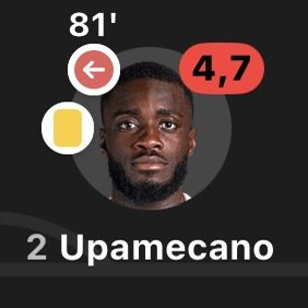 Alekss22_'s tweet photo. Upamecano vs Arsenal 25/26 🥶🥶🥶 « best center back in the world » https://t.co/TLcXu71EiJ