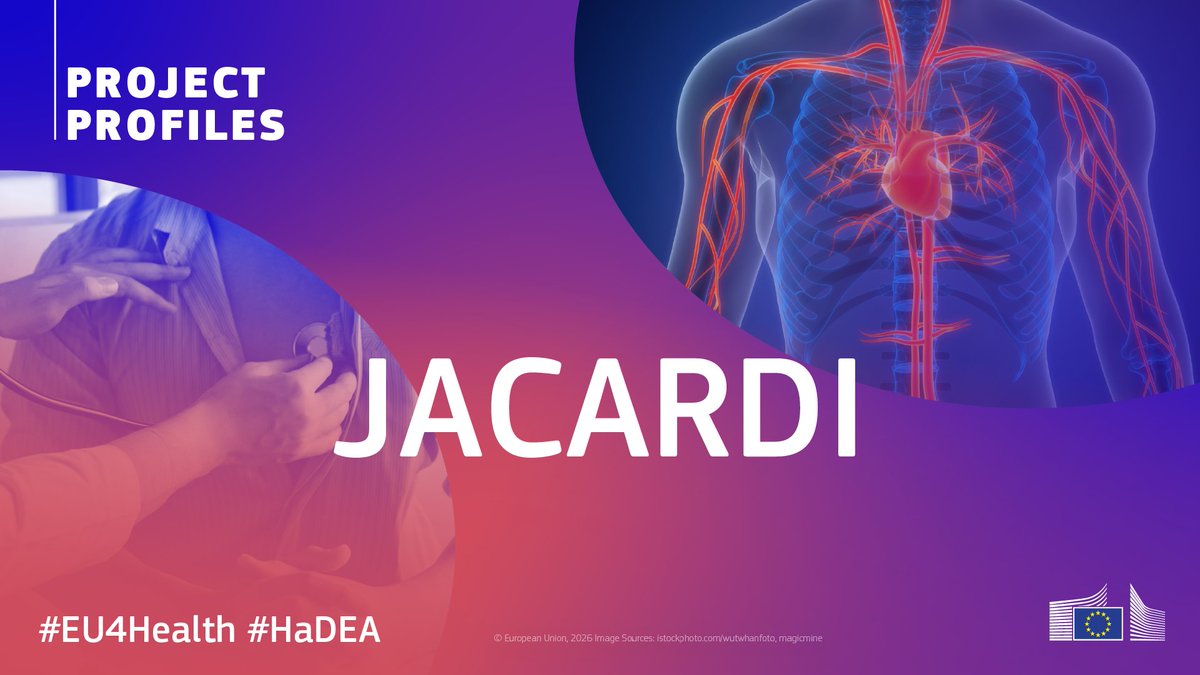 EU_HaDEA's tweet photo. It’s #EUScreeningWeek!

Read our interview with Benedetta Armocida, coordinator of the Joint Action (JA) JACARDI, to learn about its progress in contributing to the prevention, early detection and screening of cardiovascular diseases and diabetes: https://t.co/HwsumMPpzu https://t.co/1I5yGWYWA9