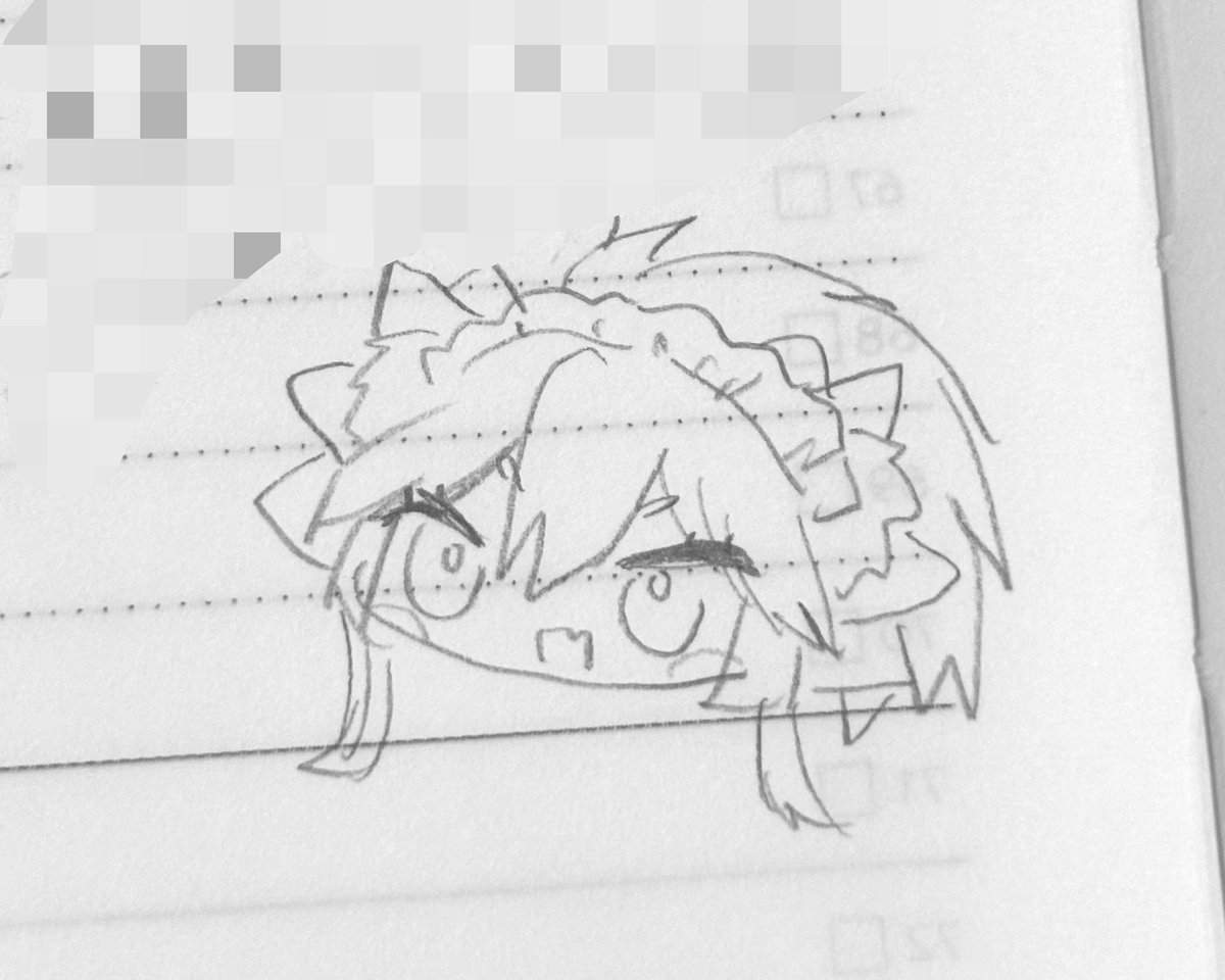 usu0ssss's tweet photo. 日記に描いたキャット https://t.co/IA15AoetGU