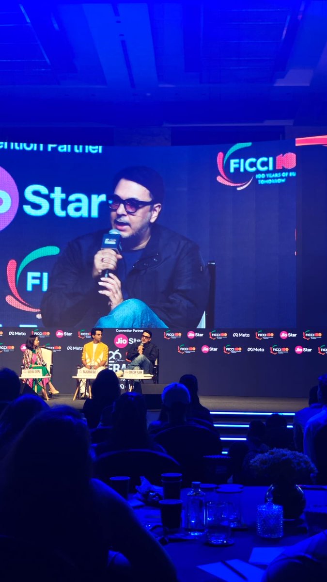 CreativeFirstIN's tweet photo. Ujjwal Nikam is a layered, complicated person. There's a familial sacrifice involved. He put the experience of '93 into 26/11. 
- Dinesh Vijan
#FICCIFRAMES2026
@FICCIFRAMES https://t.co/NkngIcHCDn