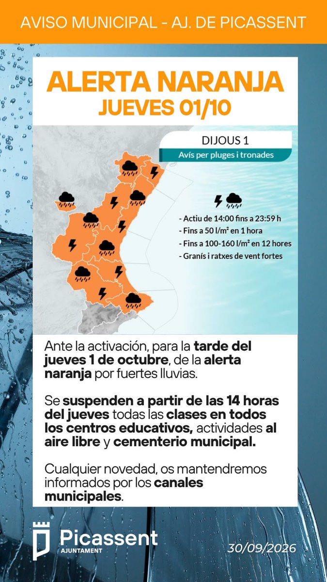 PLPicassent's tweet photo. 📢ATENCIÓ / ATENCIÓN 📢 https://t.co/gvYfarbg01