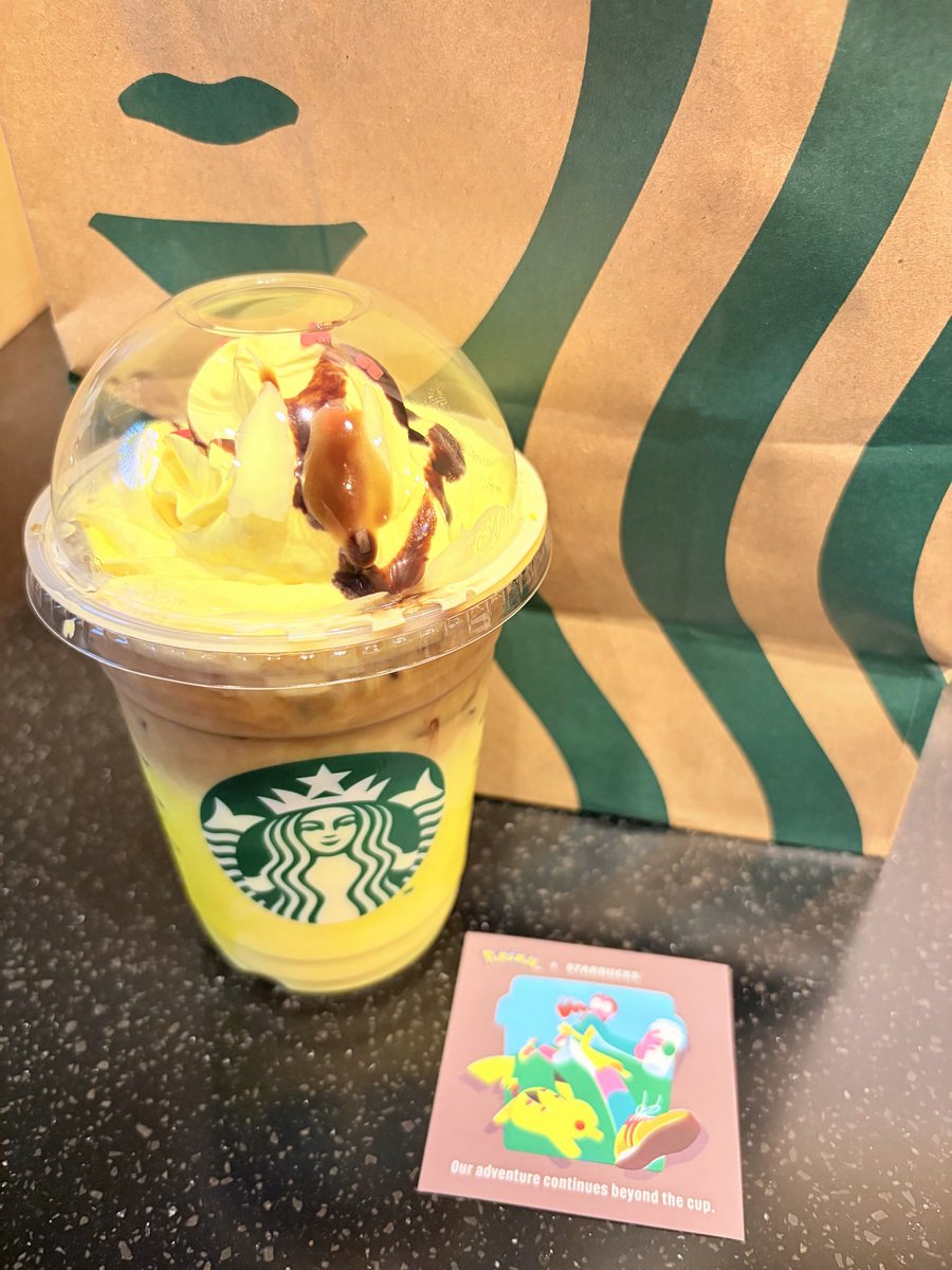 Maru1060's tweet photo. スタバとポケモンのコラボ◓⃙⁣
お目当て無事ゲットだぜ！✨ https://t.co/KtK0I3S3Bz